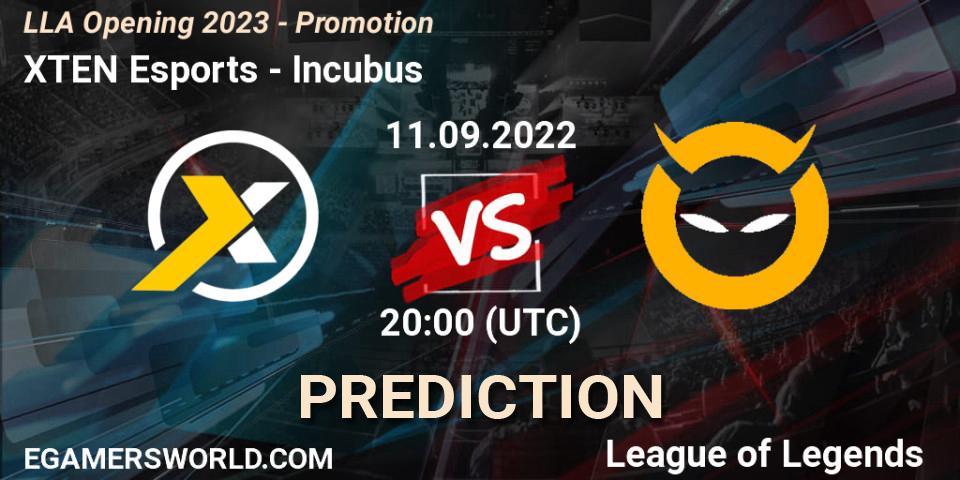 XTEN Esports vs Incubus: Betting TIp, Match Prediction. 10.09.22. LoL, LLA Opening 2023 - Promotion