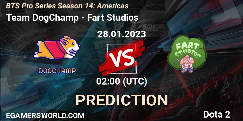 Team DogChamp vs Fart Studios: Betting TIp, Match Prediction. 28.01.23. Dota 2, BTS Pro Series Season 14: Americas