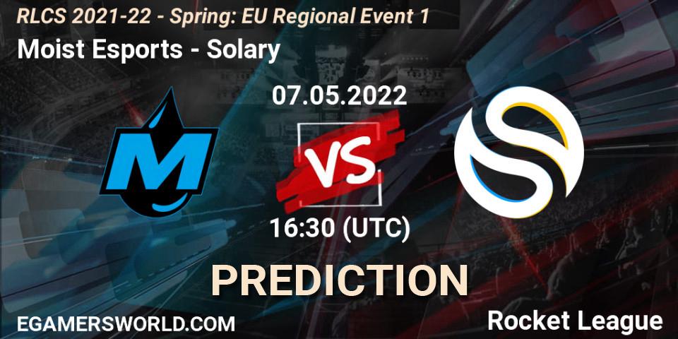 Moist Esports vs Solary: Betting TIp, Match Prediction. 07.05.2022 at 16:45. Rocket League, RLCS 2021-22 - Spring: EU Regional Event 1