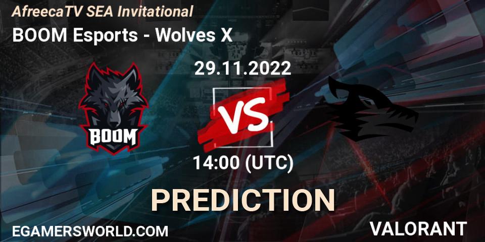 BOOM Esports vs Wolves X: Betting TIp, Match Prediction. 29.11.22. VALORANT, AfreecaTV SEA Invitational