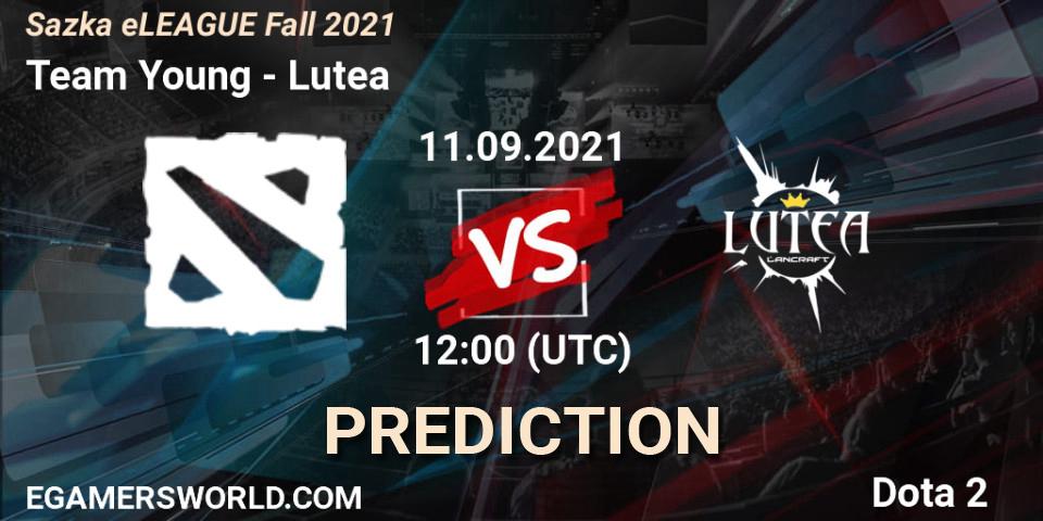 Team Young vs Lutea: Betting TIp, Match Prediction. 11.09.2021 at 12:11. Dota 2, Sazka eLEAGUE Fall 2021