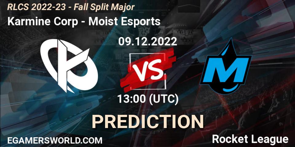 Karmine Corp vs Moist Esports: Betting TIp, Match Prediction. 09.12.22. Rocket League, RLCS 2022-23 - Fall Split Major
