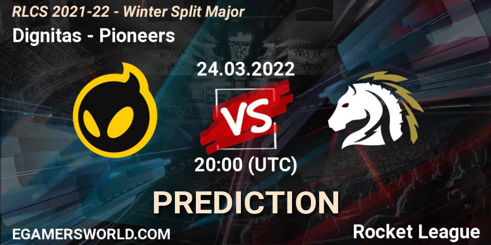Dignitas vs Pioneers: Betting TIp, Match Prediction. 24.03.2022 at 17:00. Rocket League, RLCS 2021-22 - Winter Split Major