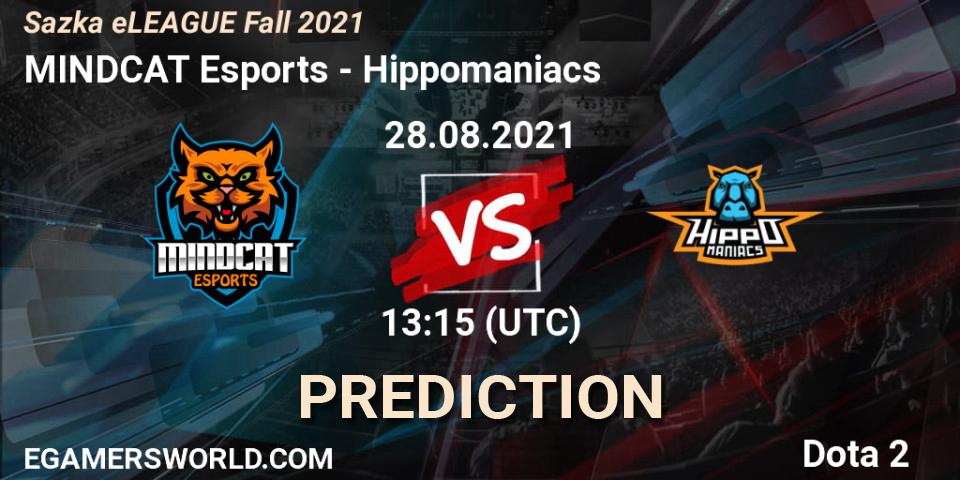 MINDCAT Esports vs Hippomaniacs: Betting TIp, Match Prediction. 28.08.21. Dota 2, Sazka eLEAGUE Fall 2021