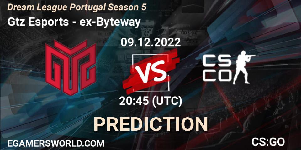 GTZ Bulls Esports vs ex-Byteway: Betting TIp, Match Prediction. 09.12.22. CS2 (CS:GO), Dream League Portugal Season 5