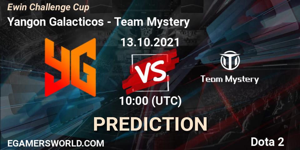 Yangon Galacticos vs Team Mystery: Betting TIp, Match Prediction. 13.10.2021 at 09:42. Dota 2, Ewin Challenge Cup
