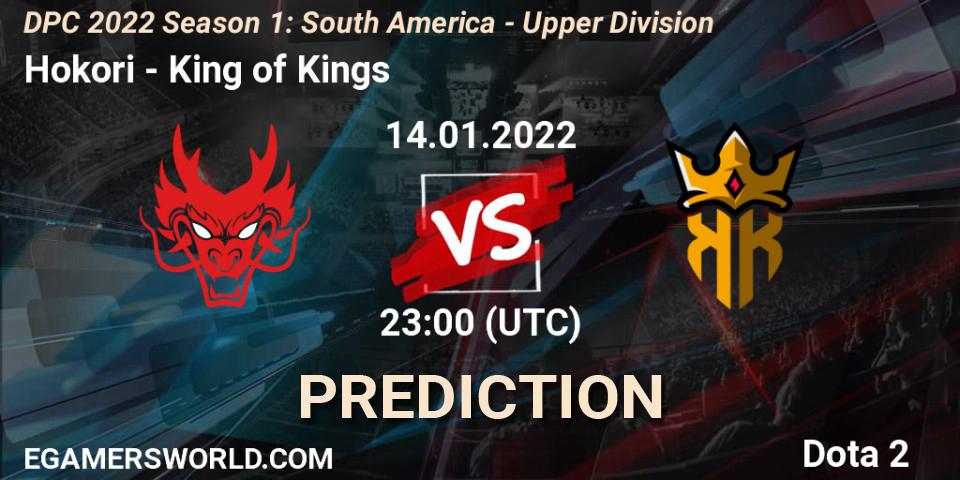 Hokori vs King of Kings: Betting TIp, Match Prediction. 14.01.2022 at 23:25. Dota 2, DPC 2022 Season 1: South America - Upper Division