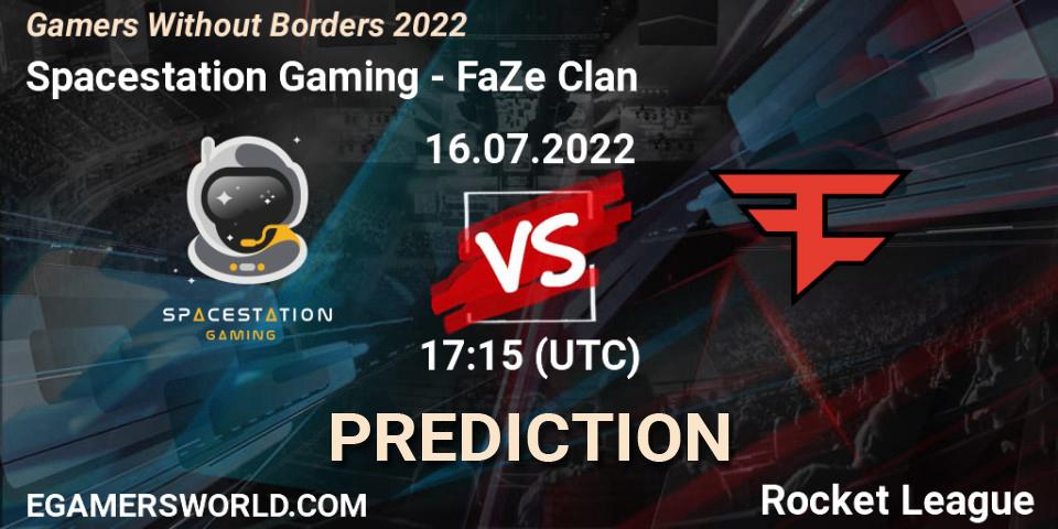 Spacestation Gaming vs FaZe Clan: Betting TIp, Match Prediction. 16.07.2022 at 17:15. Rocket League, Gamers Without Borders 2022