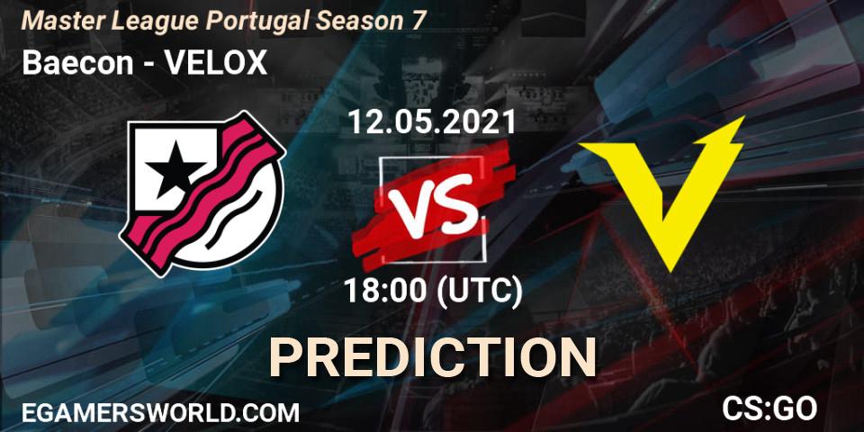 Baecon vs VELOX: Betting TIp, Match Prediction. 12.05.21. CS2 (CS:GO), Master League Portugal Season 7