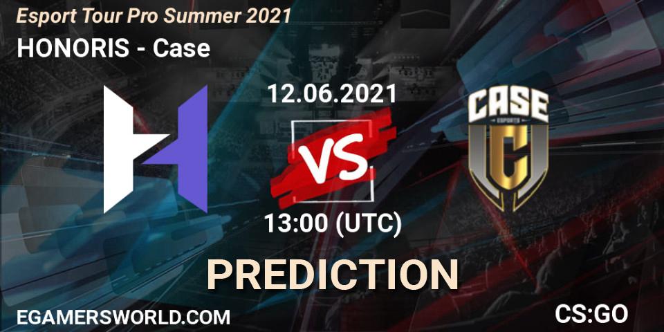 HONORIS vs Case: Betting TIp, Match Prediction. 12.06.21. CS2 (CS:GO), Esport Tour Pro Summer 2021