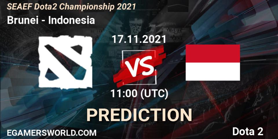 Brunei vs Indonesia: Betting TIp, Match Prediction. 17.11.2021 at 11:18. Dota 2, SEAEF Dota2 Championship 2021