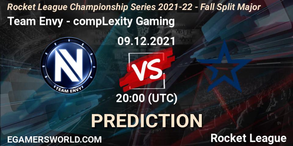 Team Envy vs compLexity Gaming: Betting TIp, Match Prediction. 09.12.21. Rocket League, RLCS 2021-22 - Fall Split Major