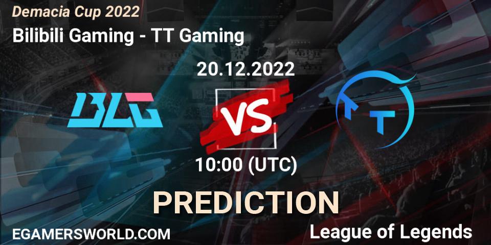 Bilibili Gaming vs TT Gaming: Betting TIp, Match Prediction. 20.12.22. LoL, Demacia Cup 2022