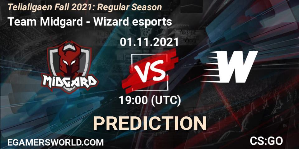 Team Midgard vs Wizard esports: Betting TIp, Match Prediction. 01.11.2021 at 19:00. Counter-Strike (CS2), Telialigaen Fall 2021: Regular Season