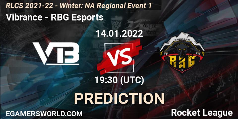 Vibrance vs RBG Esports: Betting TIp, Match Prediction. 14.01.22. Rocket League, RLCS 2021-22 - Winter: NA Regional Event 1