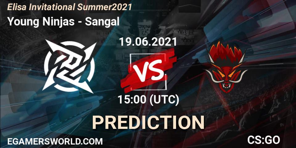 Young Ninjas vs Sangal: Betting TIp, Match Prediction. 19.06.2021 at 15:00. Counter-Strike (CS2), Elisa Invitational Summer 2021