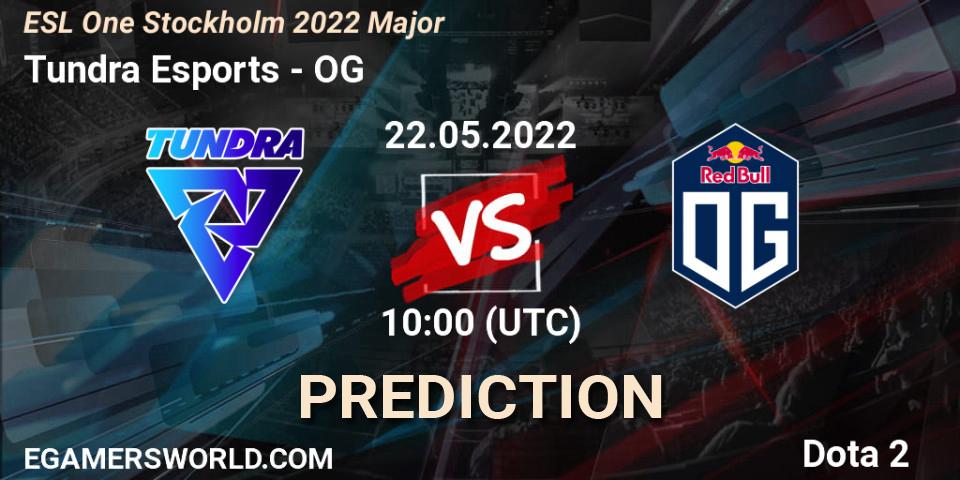 Tundra Esports vs OG: Betting TIp, Match Prediction. 22.05.22. Dota 2, ESL One Stockholm 2022 Major