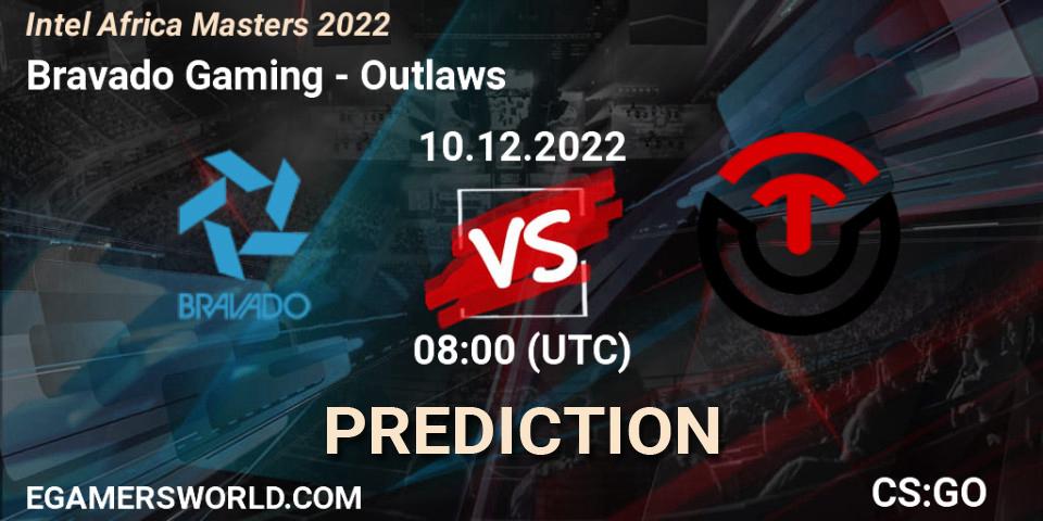 Bravado Gaming vs Outlaws: Betting TIp, Match Prediction. 10.12.22. CS2 (CS:GO), Intel Africa Masters 2022