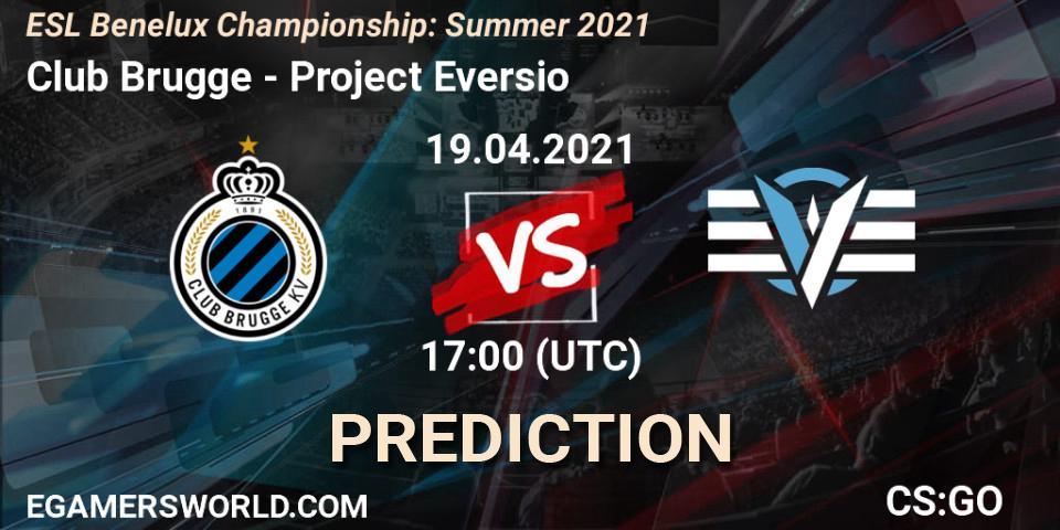 Club Brugge vs Project Eversio: Betting TIp, Match Prediction. 19.04.2021 at 17:00. Counter-Strike (CS2), ESL Benelux Championship: Summer 2021