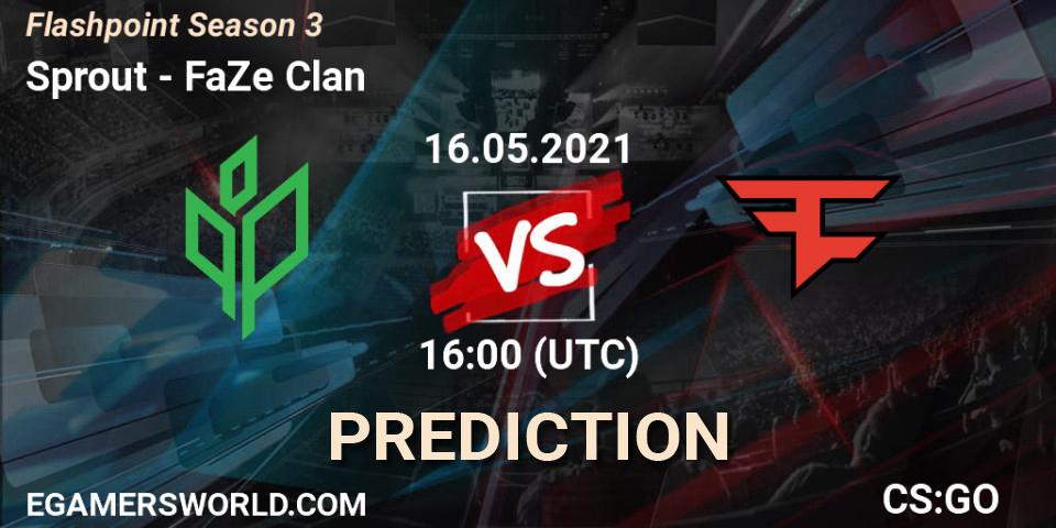 Sprout vs FaZe Clan: Betting TIp, Match Prediction. 16.05.2021 at 16:05. Counter-Strike (CS2), Flashpoint Season 3