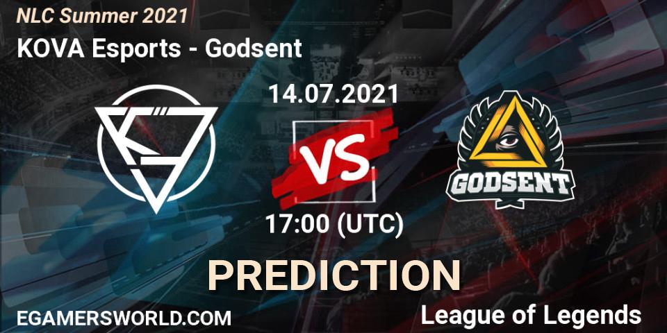 KOVA Esports vs Godsent: Betting TIp, Match Prediction. 14.07.21. LoL, NLC Summer 2021
