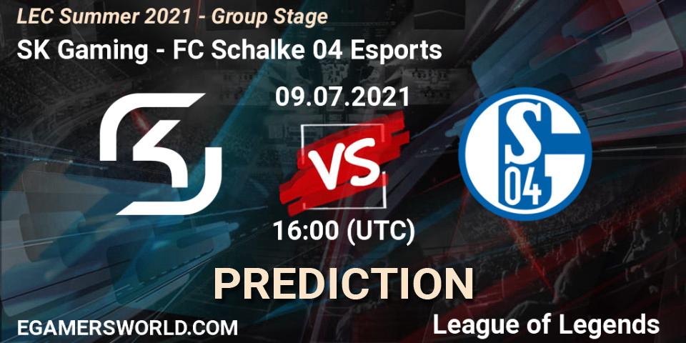 SK Gaming vs FC Schalke 04 Esports: Betting TIp, Match Prediction. 09.07.21. LoL, LEC Summer 2021 - Group Stage