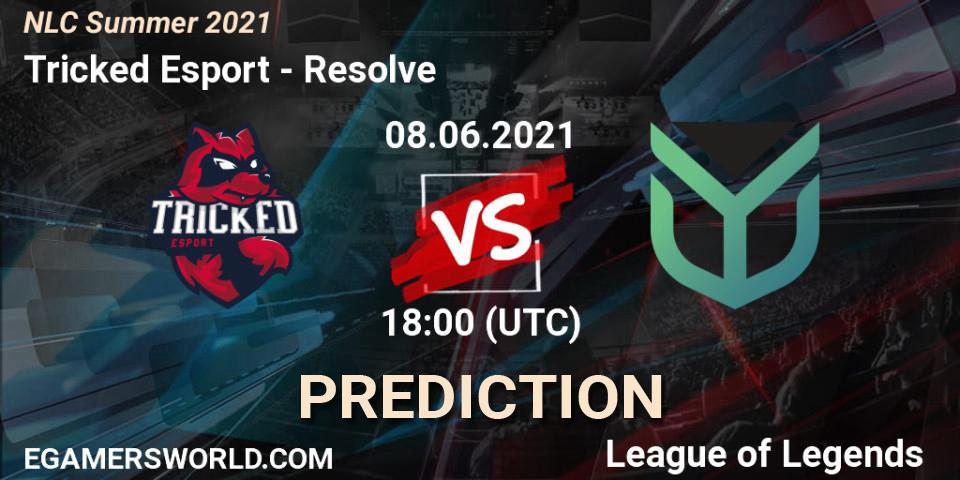Tricked Esport vs Resolve: Betting TIp, Match Prediction. 08.06.2021 at 18:00. LoL, NLC Summer 2021