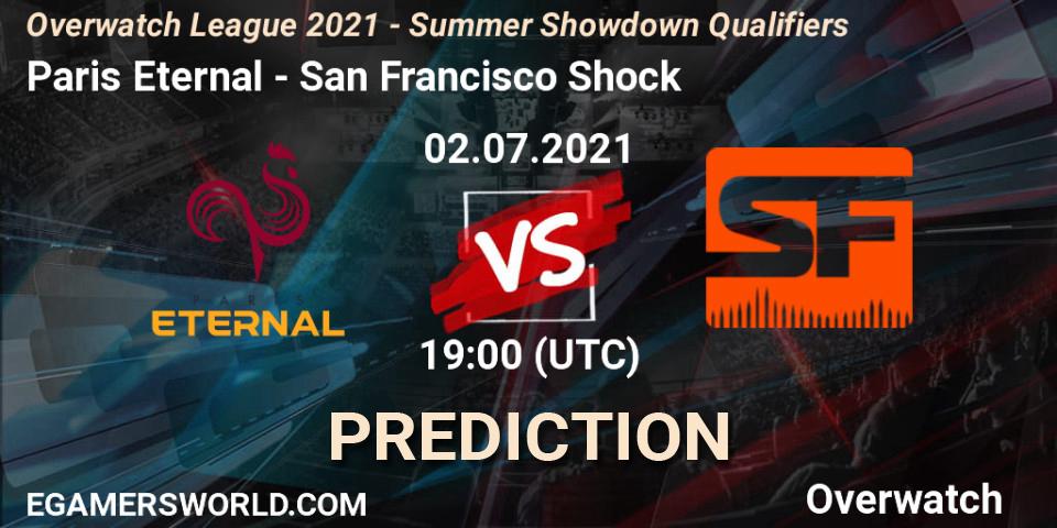 Paris Eternal vs San Francisco Shock: Betting TIp, Match Prediction. 02.07.21. Overwatch, Overwatch League 2021 - Summer Showdown Qualifiers