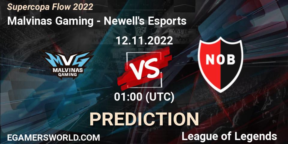 Malvinas Gaming vs Newell's Esports: Betting TIp, Match Prediction. 12.11.2022 at 01:00. LoL, Supercopa Flow 2022