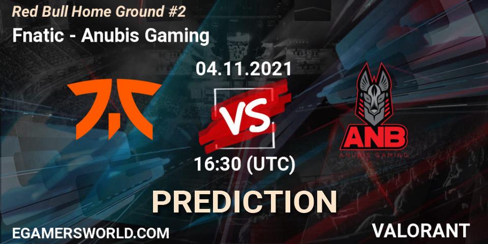Fnatic vs Anubis Gaming: Betting TIp, Match Prediction. 04.11.2021 at 16:00. VALORANT, Red Bull Home Ground #2