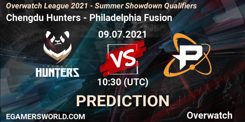 Chengdu Hunters vs Philadelphia Fusion: Betting TIp, Match Prediction. 09.07.21. Overwatch, Overwatch League 2021 - Summer Showdown Qualifiers