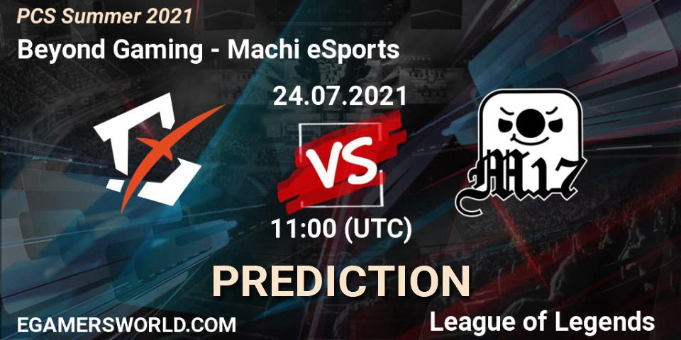 Beyond Gaming vs Machi eSports: Betting TIp, Match Prediction. 24.07.2021 at 11:00. LoL, PCS Summer 2021