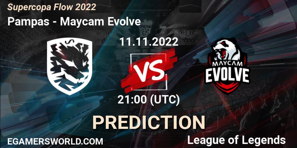 Pampas vs Maycam Evolve: Betting TIp, Match Prediction. 11.11.22. LoL, Supercopa Flow 2022