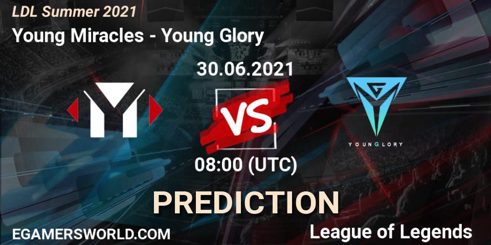 Young Miracles vs Young Glory: Betting TIp, Match Prediction. 30.06.2021 at 08:00. LoL, LDL Summer 2021