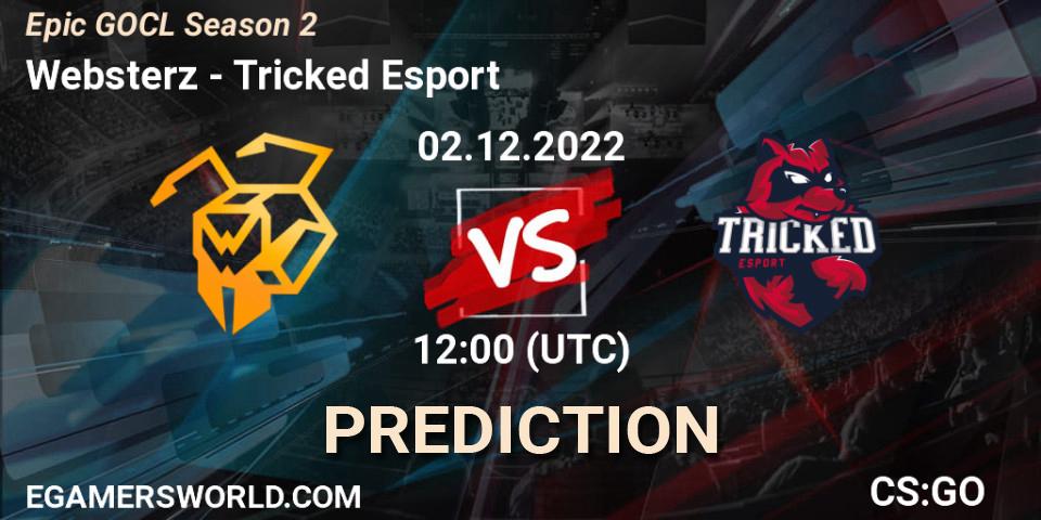 Websterz vs Tricked Esport: Betting TIp, Match Prediction. 02.12.22. CS2 (CS:GO), Epic GOCL Season 2