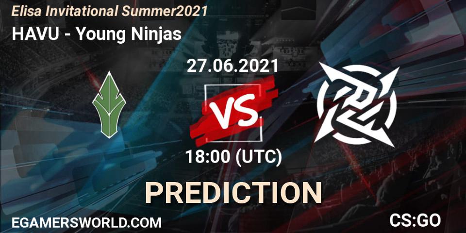HAVU vs Young Ninjas: Betting TIp, Match Prediction. 27.06.21. CS2 (CS:GO), Elisa Invitational Summer 2021