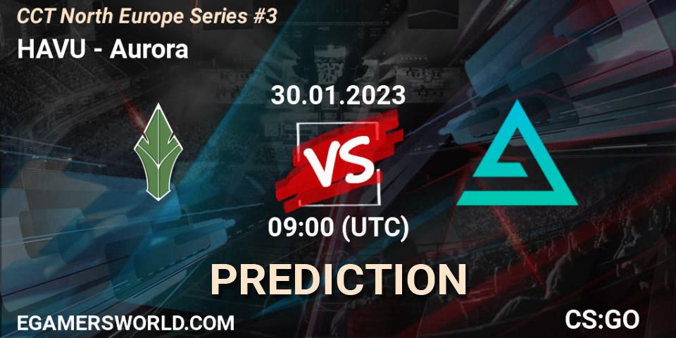 HAVU vs Aurora: Betting TIp, Match Prediction. 30.01.23. CS2 (CS:GO), CCT North Europe Series #3