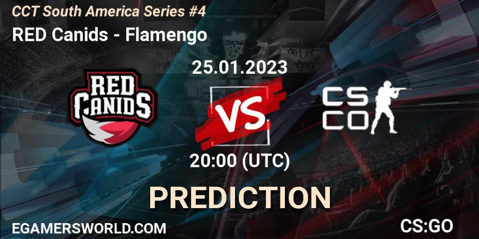 RED Canids vs Flamengo: Betting TIp, Match Prediction. 25.01.23. CS2 (CS:GO), CCT South America Series #4