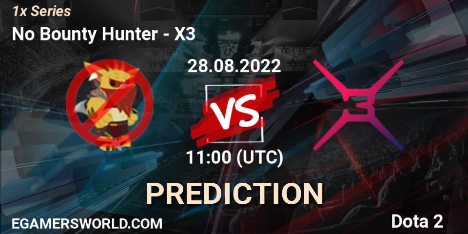 No Bounty Hunter vs X3: Betting TIp, Match Prediction. 28.08.2022 at 11:00. Dota 2, 1x Series