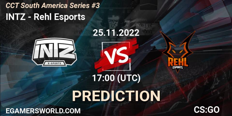 INTZ vs Rehl Esports: Betting TIp, Match Prediction. 25.11.22. CS2 (CS:GO), CCT South America Series #3