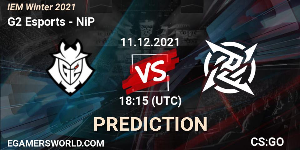 G2 Esports vs NiP: Betting TIp, Match Prediction. 11.12.21. CS2 (CS:GO), IEM Winter 2021