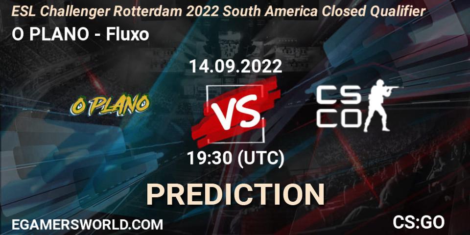 O PLANO vs Fluxo: Betting TIp, Match Prediction. 14.09.2022 at 19:30. Counter-Strike (CS2), ESL Challenger Rotterdam 2022 South America Closed Qualifier