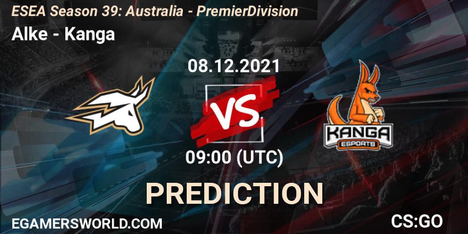 Alke vs Kanga: Betting TIp, Match Prediction. 08.12.21. CS2 (CS:GO), ESEA Season 39: Australia - Premier Division
