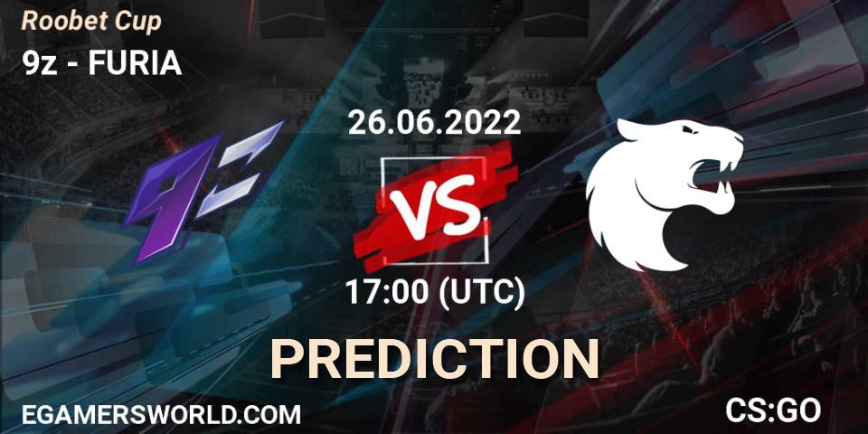9z vs FURIA: Betting TIp, Match Prediction. 26.06.2022 at 17:00. Counter-Strike (CS2), Roobet Cup