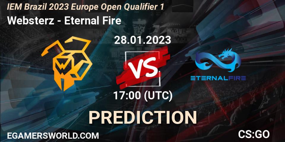 Websterz vs Eternal Fire: Betting TIp, Match Prediction. 28.01.23. CS2 (CS:GO), IEM Brazil Rio 2023 Europe Open Qualifier 1
