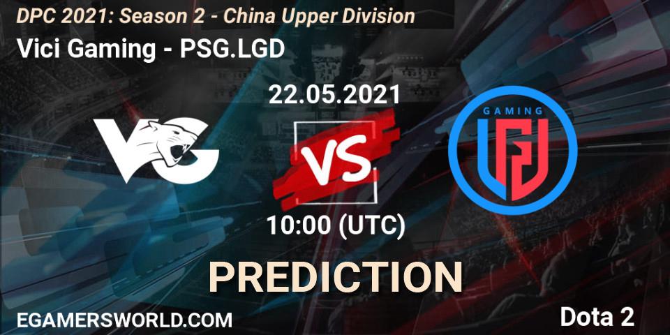 Vici Gaming vs PSG.LGD: Betting TIp, Match Prediction. 23.05.21. Dota 2, DPC 2021: Season 2 - China Upper Division