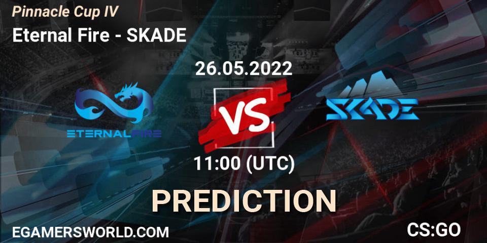 Eternal Fire vs SKADE: Betting TIp, Match Prediction. 26.05.2022 at 10:30. Counter-Strike (CS2), Pinnacle Cup #4