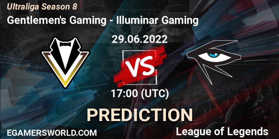 Gentlemen's Gaming vs Illuminar Gaming: Betting TIp, Match Prediction. 29.06.2022 at 17:00. LoL, Ultraliga Season 8