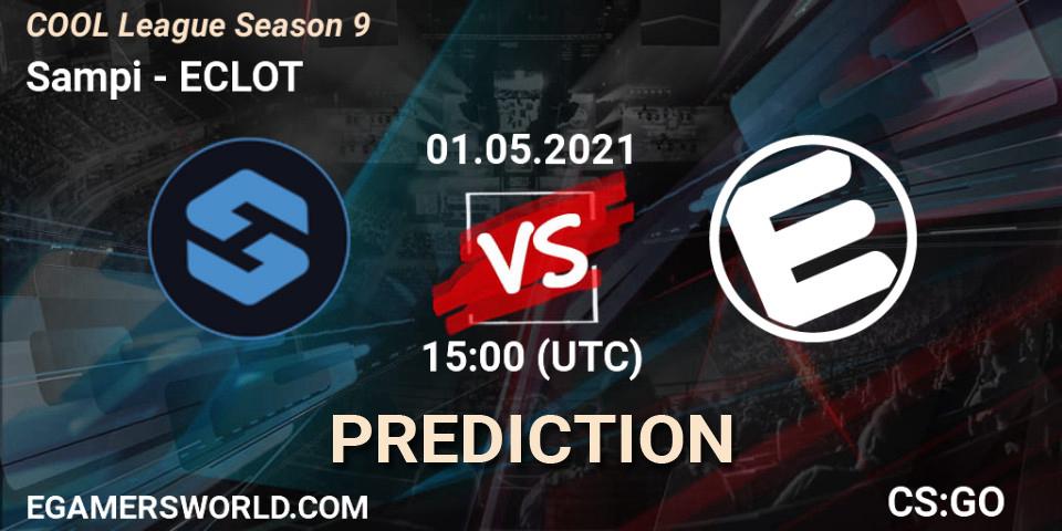 Sampi vs ECLOT: Betting TIp, Match Prediction. 01.05.21. CS2 (CS:GO), COOL League Season 9