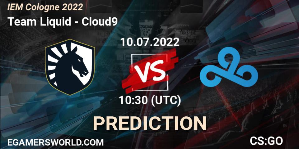 Team Liquid vs Cloud9: Betting TIp, Match Prediction. 10.07.22. CS2 (CS:GO), IEM Cologne 2022